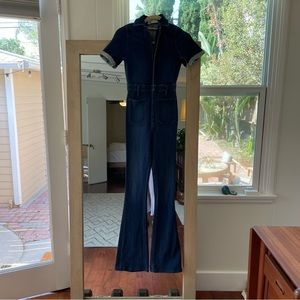 Second Skin stretchy jean jumpsuit—SO CUTE ON